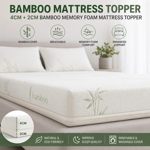 Memory foam bamboo mattress - memory,